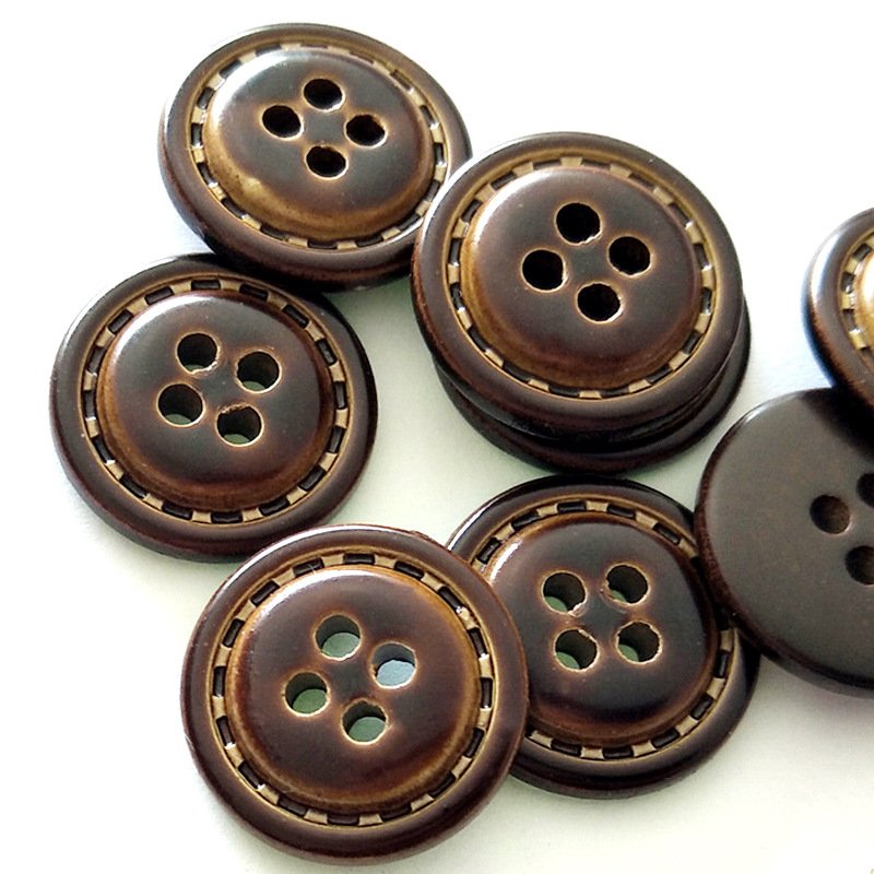 Leather-like Buttons