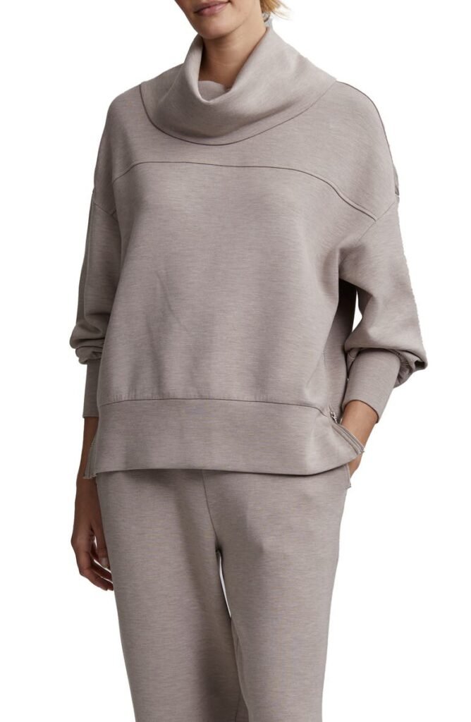 Cowl Neck Sweatshirt