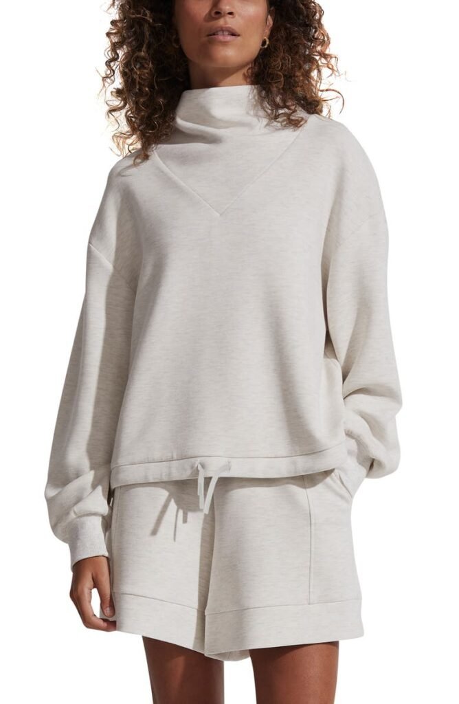 Funnel Neck Sweatshirt