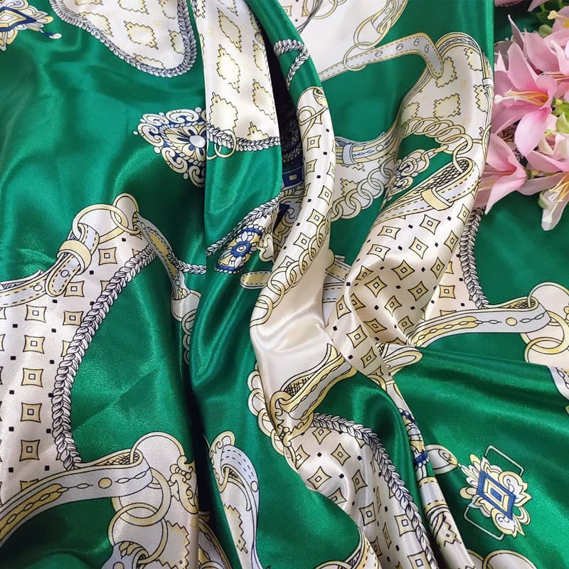 Printed Satin Fabric