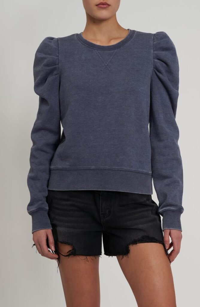 Puff Sleeve Sweatshirt