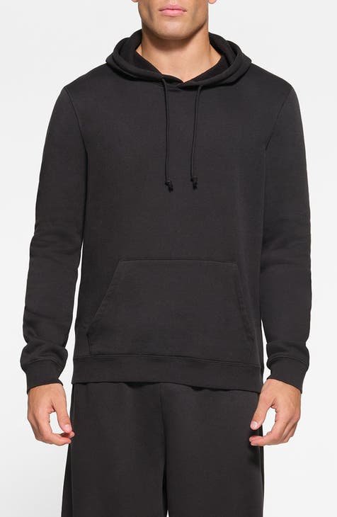 Cotton Blend Pullover Hoodie